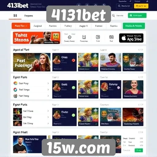 Mudanças recentes na interface do 4131bet