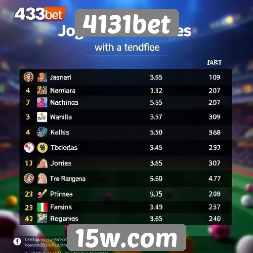 Tendências de jogos populares no 4131bet